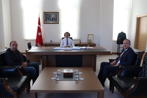 İŞ BANKASI MÜDÜRÜNDEN KAYMAKAMIMIZA ZİYARET