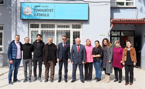 KAYMAKAMIMIZDAN CUMHURİYET İLKOKULUNA ZİYARET