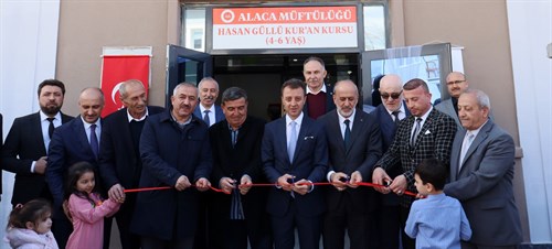 HASAN GÜLLÜ KUR’AN KURSUNUN AÇILIŞI YAPILDI 